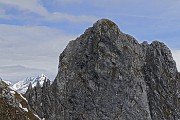 Monte Visolo (2369 m) dal Passo della Presolana in primaverile il 29 aprile 2015 - FOTOGALLERY